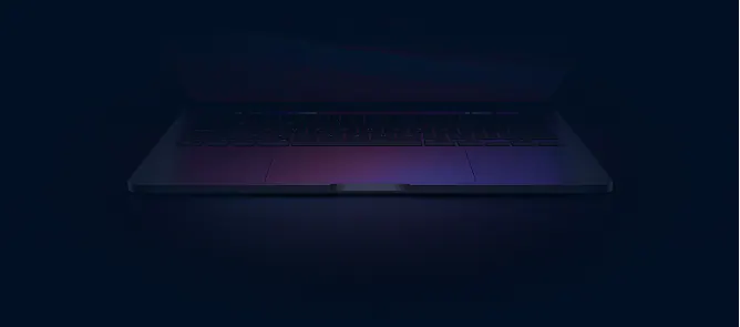 Design tools dock on a laptop screen